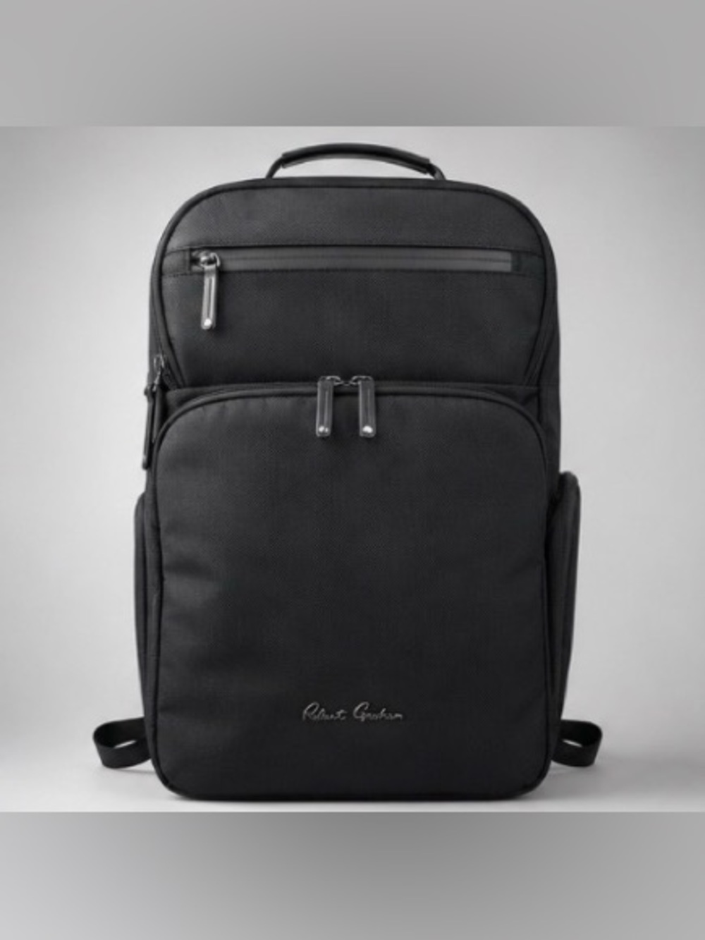 Robert Graham Everett Cache Series Black Tech Backpack Laptop Travel Bag NEW